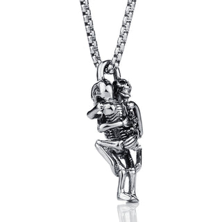 Skull Hug Pendants Necklace - designfullprint