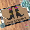 Shoes Off Witches Doormat NHD