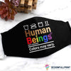 Pride Gift For LGBT LGBT Human Beings Colors May Vary Face Mask 3 Pack HG Cloth Mask