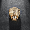 Trendy Zinc Alloy Multi-Color Skull Rings