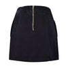 Flower Embroidery Black Skirt - designfullprint
