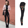 High Waist Mujer Black Skinny Jeans