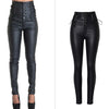 High Waist Sexy Faux Leather Trousers