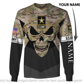 Gift For Army Personalized Army Unisex Sweatshirt