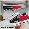 Fire Fighter Personalized LowTop Canvas Shoes