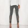 Lace Up Leather Pants