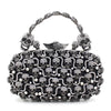 Skull Crystal Clutch Bag - designfullprint