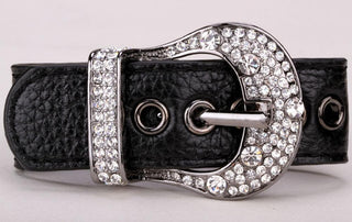 Leather Belt Bracelet Bangle for Women - designfullprint