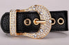 Leather Belt Bracelet Bangle for Women - designfullprint