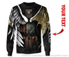 Gift For Army Army Angel And Devil Multi Types Personalized Pullover Zipup Fleece Hoodie Long Sleeve Shirt Unisex Size AD HG