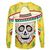 Cinco de Mayo Mexican 3D SKull Hoodie/ Long-Sleeve/ T-Shirt/ Tank/ Monokini 001