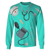 Medical Tool Medical Assistant Hoodie Pullover Zipup Sweatshirt Unisex Size