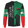 Black Pride Powerful Roots Black History Month Melanin Hoodie Unisex Pullover Sweatshirt