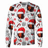 Black Pride Christmas Santa Melanin Hoodie Sweatshirt T Shirt Unisex Size