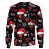 Black Pride Christmas Santa Melanin Hoodie Sweatshirt T Shirt Unisex Size