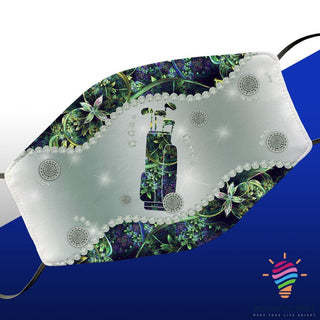 Gift For Golf Lover Green Golf Mask HG