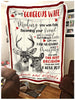 Blanket Deer  To my Wife Meeting you was fate