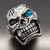 Huge Skull Zirconia Eye Biker Ring
