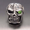 Huge Skull Zirconia Eye Biker Ring