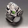 Huge Skull Zirconia Eye Biker Ring