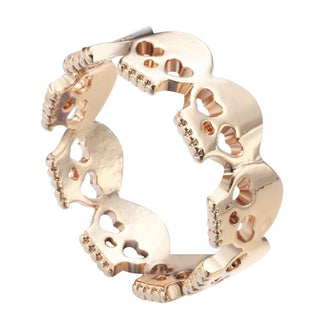 Heart Skulls Ring