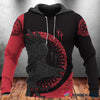 Gift For Viking Lover Viking Raven US Unisex Hoodie LN
