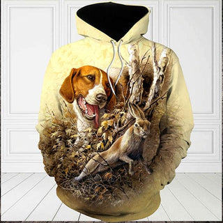 Gift For Hunting Lover Hunting Dog And Rabbit Hoodie LN