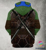 Gift For Turtle Lover Sweat À Capuche Tortue Ninja Turtle TMNT Hoodie LN