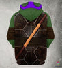 Gift For Turtle Lover Turtle Hoodie Ninja Turtle TMNT Hoodie LN