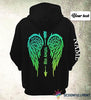 Sweet Gift Idea His Angel Her Guardian Couple Hoodie Personalized Unisex Hoodie HG