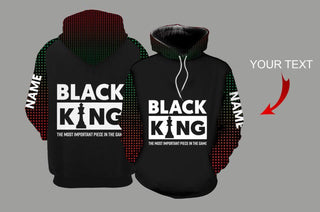Black Pride Black King Personalized US Unisex Size Hoodie Black And Proud 365 Black And Proud Hoodie