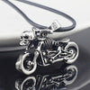 Skeleton Motorcycle Pendant Necklace