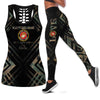 Marine Girlfriend Tank Top And Leggings Set