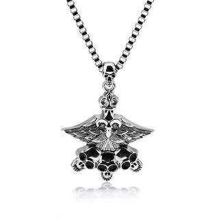 Multi-Design Cross Satan Skull Pendant Necklaces