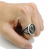 Grim Reaper Skull Stainless Steel Biker Ring