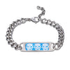 Stainless Steel Chain Skull Bracelet