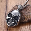 Mens Vintage Gothic Skull Jewelry Set