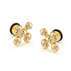 Skull Cross Stud Earrings - designfullprint