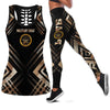 Military Brat Tank Top And Leggings Set