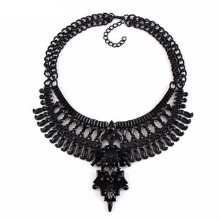 Black Collar Statement Necklace
