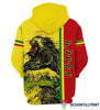 Black Pride Ethiopia Ethiopian Lion Crown Africa Black Pride Unisex Hoodie HG Black And Proud 365