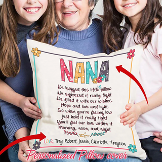 Gift For Grandpa Gift For Grandma Personalized To Lover Husband Wife Grandma Grandpa Pillow HG