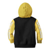 Skull Gift Fight Like A Warrior™ Gold Child Cancer Sugar Skull Girl Awareness Hoodie