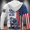 Gifts for Police Officers Police Back The Blue All Over Printed T-Shirt or Hoodie or Sweatshirt