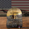 Gift For Hunting Lover Gift For Dad Personalized To MY Dad Deer Hunter Love Hunting Cap HG