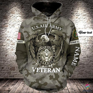 Gift For Veteran Lover Gift For Army Personalized Air Army Hoodie Army Veteran Hoodie Camouflage Hoodie Military Hoodie Unisex Hoodie LH