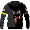 Skull Gift Gift For Army FDNY Skull US Unisex Size Hoodie