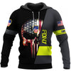 Skull Gift Gift For Army FDNY Skull US Unisex Size Hoodie