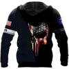 Skull Gift LAPD Skull Law Enforcement US Unisex Size Hoodie