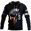 Skull Gift LAPD Skull Law Enforcement US Unisex Size Hoodie